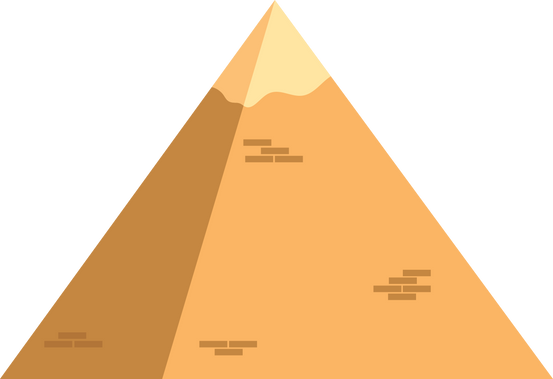 Egyptian Pyramid Illustration 